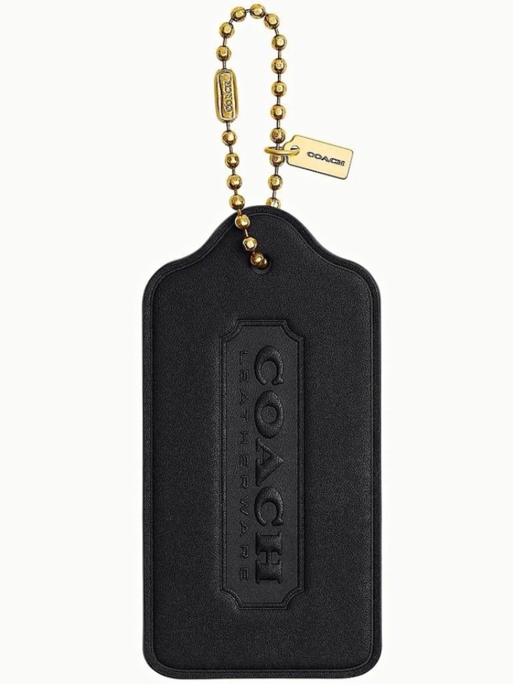 Coach Oversized Black Hang Tag CFT59